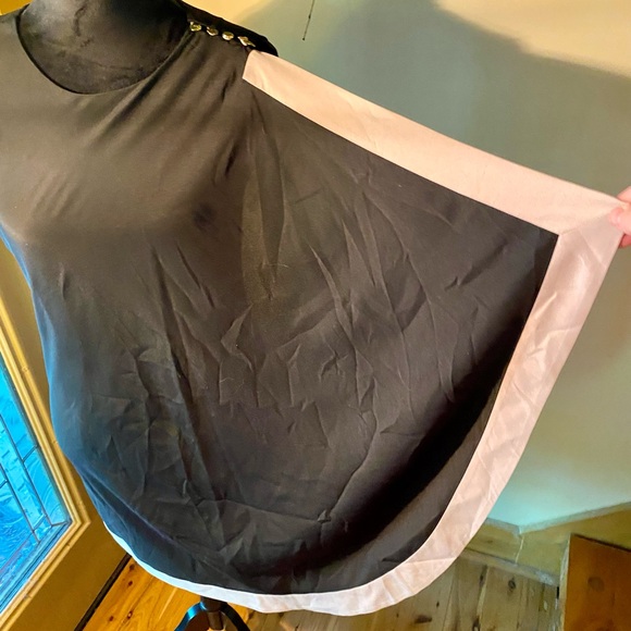 🔥Ted Baker London Just For You one-sided asymmetric drape tunic dress🔥 - Picture 3 of 15